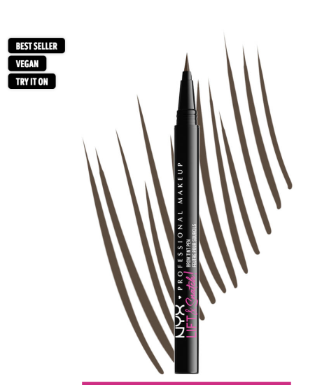 NYX LIFT & SNATCH! BROW TINT PEN - 06 ASH BROWN